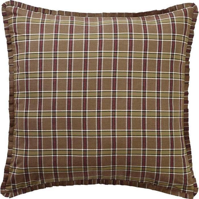 Wyatt Fabric Euro Sham 26x26" - Primitive Star Quilt Shop
