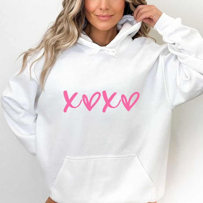 X💓X💓 Valentines Graphic Hoodie - Trendznmore