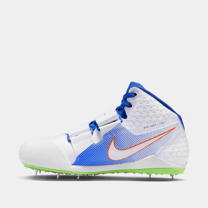 Side medial view of Nike Zoom Javelin Elite 3 Throwing Spikes.